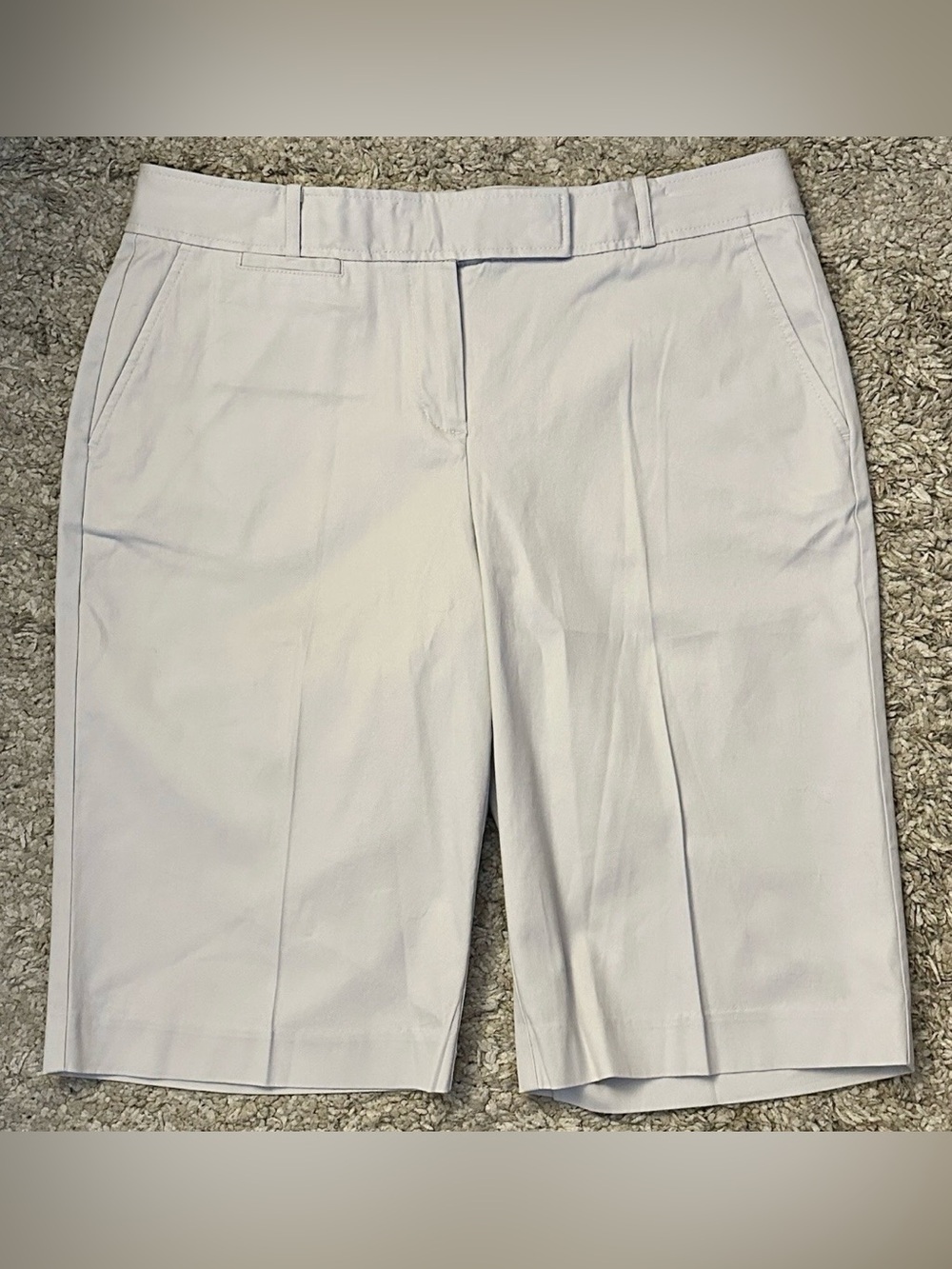 Talbots Women’s Size 10 Light Beige 2 Pocket Cropped Capri Dress Pants Indonesia
